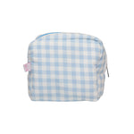 Gingham Pouch in Powder Blue Gingham Pouch in Powder Blue
