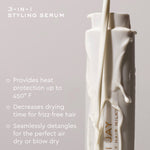 Heavenly Hair Milk™ 3 in 1 styling serum
provides heat protection up to 450 degrees Fahrenheit
decreases drying time for frizz free hair
seamlessly detangles or the perfect air dry or blow dry