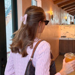 Sweetheart Clip in Love Beam model wearing sweetheart clip in love beam in hair