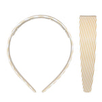 Starlet Headband in Amaretto Cabana Starlet Headband in Amaretto Cabana front and side view