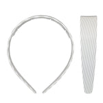 Starlet Headband in Grey Cabana Starlet Headband in Grey Cabana front and side views