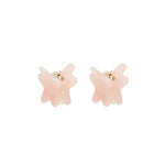 Baby Star Clip Set in Blush angled view