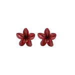 Baby Super Bloom Clip Set in Dark Cherry Baby Super Bloom Clip Set in Dark Cherry