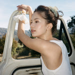 Big Effing Clip in Melon model wearing Big Effing Clip in Melon