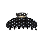 Big Effing Clip in Noir Polka Dot Big Effing Clip Hair Claw in Noir Polka Dot