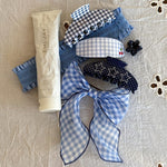 Ruffle Headband in Powder Blue assorted emi jay hair care and accessories