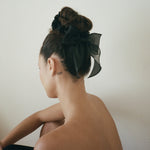 Bow Barrette in Dusk model wearing Bow Barrette in Dusk in hair