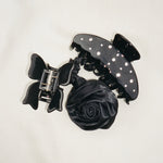 Bow Clip in Fireside Bow Clip in Fireside with big effing clip in scrunchie