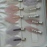 Cloud Popstar Clips in Angel Wish assorted emi jay popstar hair clip attached to vanity case