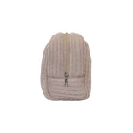 Cozy Pouch in Cookie Crumbs Knit Cozy Pouch in Cookie Crumbs Knit side view