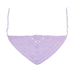 Crochet Head Scarf in Honey Lavender Crochet Head Scarf in Honey Lavender