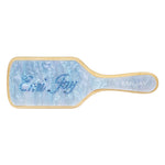 Custom Paddle Brush Custom Bamboo Paddle Brush in Blue Sugar with Emi Jay in baby blue stones