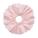 Eyelet Scrunchie in Cherry Blossom Eyelet Scrunchie in Cherry Blossom