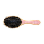 Flat Brush in Lychee Baby Flat Brush in Lychee Baby bristle view