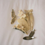 Hair Pin in Chantilly Wings Hair Pin in Chantilly Wings with assorted Chantilly accessories