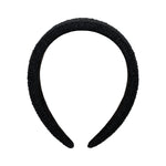 Halo Headband in Black Ruffle Halo Headband in Black Ruffle
