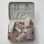 Heartbreaker Clip in Grey Smoke assorted emi jay hair care and accessories in vanity case