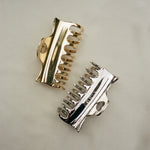 Heartbreaker Clip in Gold Tiara Heartbreaker Clip in Gold Tiara next to Heartbreaker Clip in Tiara