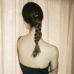 Heart Hair Tie in Night Angel model wearing Heart Hair Tie in Night Angel in hair