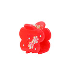 Midi Blossom Clip in Sangria Bloom side view Midi Blossom Clip in Sangria Bloom