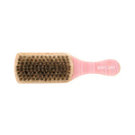 Mini Boar Bristle Brush in Lychee Baby Mini Boar Bristle Brush in Lychee Baby bristle view
