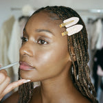 Popstar Clips in Ballet model wearing Popstar Clips in Ballet in hair