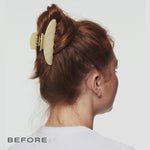 Angelstick® before and after Emma using angelstick hair styling stick