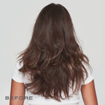 Halo Hair Oil lizzy'z hair before and after halo hair oil