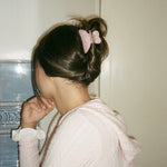 Princessa Clip in Ballet Slipper model wearing Princessa Clip in Ballet Slipper in hair