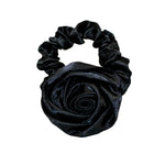 Rosette Scrunchie in Noir Rosette Scrunchie in Noir