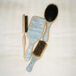 Bamboo Paddle Brush in Blue Sugar assorted blue sugar brushes