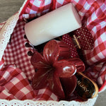 Super Bloom Clip in Dark Cherry Super Bloom Clip in Dark Cherry with assorted hair care and accessories