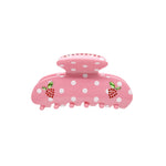Sweetheart Clip in Lychee Berry Dot Sweetheart Clip in Lychee Berry Dot