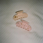 Sweetheart Clip in Angel Dust Sweetheart Clips in Shooting Star and Angel Dust