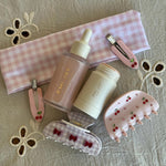 Infinity Headband in Baby Pink Gingham assorted emi jay hair care and accessories
