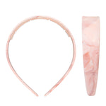 Starlet Headband in Pink Chantilly Wide Starlet Headband in Pink Chantilly front and side view