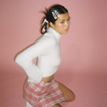 Barrette Set in Bundle Up model wearing Barrette Set in Bundle Up