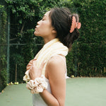 Big Effing Clip in Aperol model wearing Big Effing Clip in Aperol