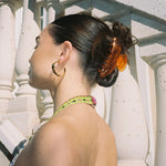 Big Effing Clip in Aries closeup of Big Effing Clip in Aries in hair