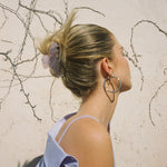 Big Effing Clip in Fairy Wings closeup of Big Effing Clip in Fairy Wings in hair