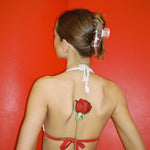 Big Effing Clip in Heartthrob model wearing Big Effing Clip in Heartthrob