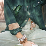 Big Effing Clip in Taurus model with Big Effing Clip in Taurus clipped to flannel