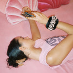 Big Effing Clip in Wild Thing model wearing Big Effing Clip in Wild Thing