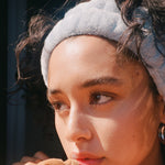 Cloud Headband in Peace model wearing Cloud Headband in Peace