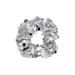 Disco Scrunchie in Silver Sequin Disco Scrunchie in Silver Sequin