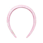 Halo Headband in Pink Embroidery Halo Headband in Pink Embroidery