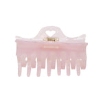 Heartbreaker Clip in Pink Vanilla front view Heartbreaker Clip in Pink Vanilla