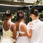 Jelly Clip in Sugar Water models wearing Jelly Clips