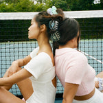 Jelly Clip in Mare model wearing Jelly Clip in Mare in hair