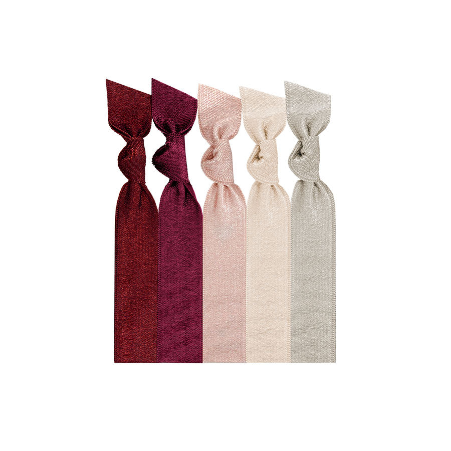 Let's Wine About It Knotted Hair Ties 5-Pack